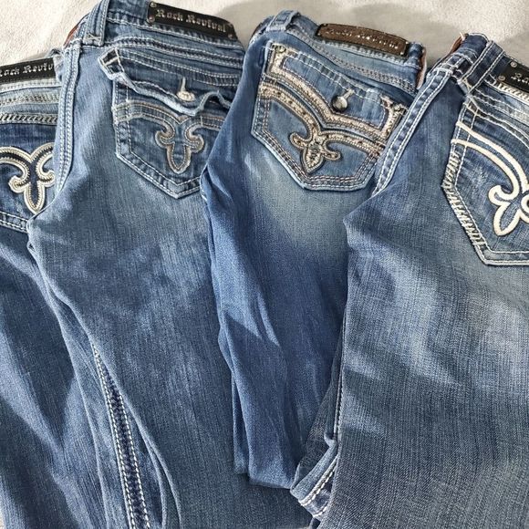 YOUR FAVORITE NAME BRANDS Premium Denim. 100s of Jeans Sz 00-18 - Picture 5 of 7
